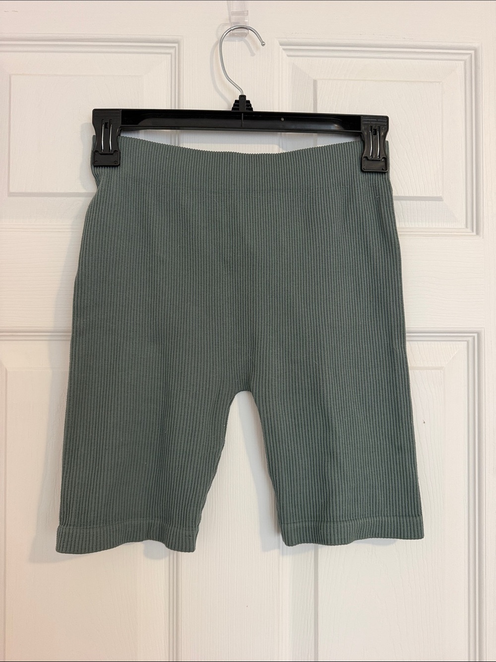 7” Ribbed Pilates Yoga Biker Shorts